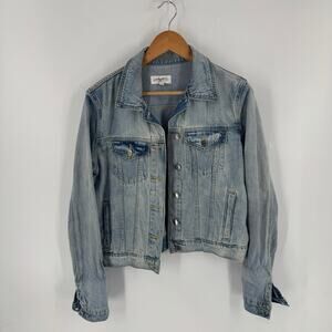 Carly Jean Los Angeles Faded Blue Jean Jacket